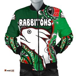 Rabbitohs Men Bomber Jacket Indigenous Survival World