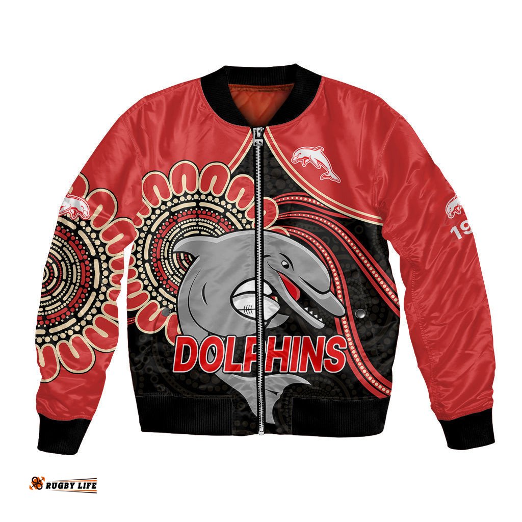 NRL Redcliffe Dolphins Bomber Jacket