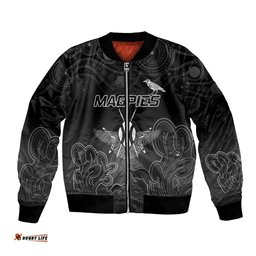 Collingwood Football Bomber Jacket Magpies The Starry Night Indigenous