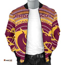 Brisbane Bomber Jacket For Men Broncos Aboriginal