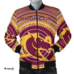 Brisbane Bomber Jacket For Men Broncos Aboriginal