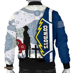 Cowboys Men's Bomber Jacket North Aboriginal Anzac Day