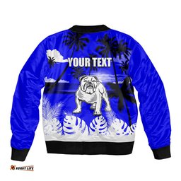 NRL Bulldogs Bomber Jacket Summer Vibe Style
