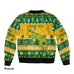 Personalised Australia Soccer Christmas Bomber Jacket All I Want For Xmas Is Matildas