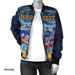 CustomWomen's Bomber Jacket- Kangaroo Dreaming