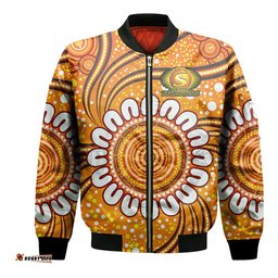 Custom Personalised Perth Scorchers Cricket Bomber Jacket Aboriginal