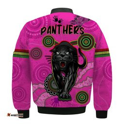 Panthers Bomber Jacket Aboriginal with Lizard