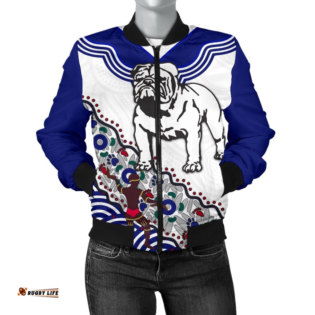 Bulldogs Women Bomber Jacket Indigenous