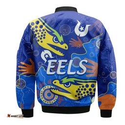 Parramatta Eels NAIDOC Week Bomber Jacket Torres Strait Eels Aboriginal
