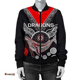 St. George Illawarra Dragons Women Bomber Jacket Aboriginal
