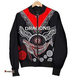 St. George Illawarra Dragons Women Bomber Jacket Aboriginal