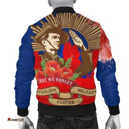 Men Bomber jacket - Aanzac Australia Remember Them