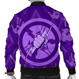 Melbourne All Over Men Bomber Jacket Storm