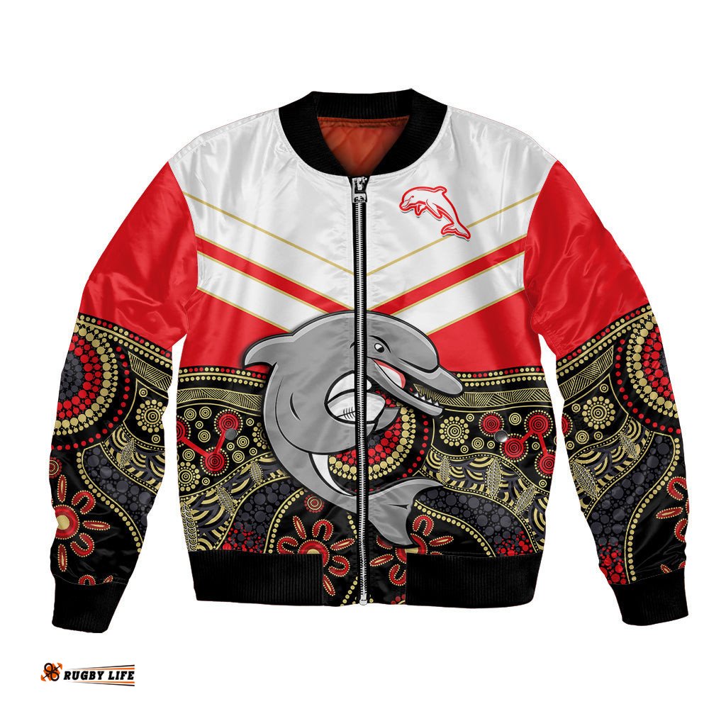 Dolphins Rugby Bomber Jacket Indigenous Dynamic Version