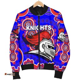 Newcastle Knights Men's Bomber Jacket Indigenous