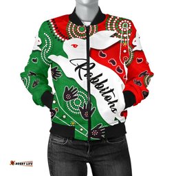 Rabbitohs Forever Women Bomber Jacket Indigenous