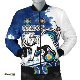 Bulldogs Men Bomber Jacket Special Indigenous