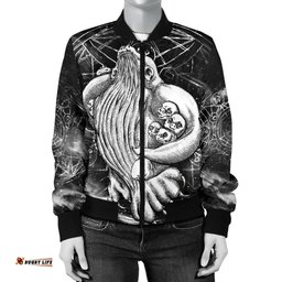 Aboriginal Bomber Jacket, Skywhale Papa Is Coming Back Art - Women