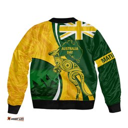 Matildas Soccer Bomber Jacket 2024 Happy Australia Day Kangaroo Aussie Proud - National Color