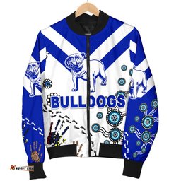 Canterbury-Bankstown Bulldogs Men Bomber Jacket Indigenous - NO.1