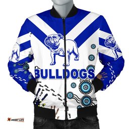 Canterbury-Bankstown Bulldogs Men Bomber Jacket Indigenous - NO.1