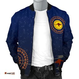 Men's Bomber Jacket - Kangaroo On The