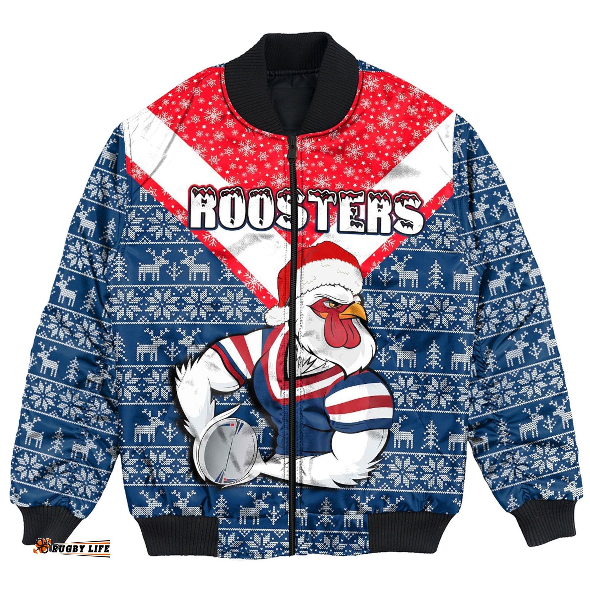 Sydney Roosters Christmas Bomber Jackets