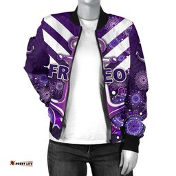 Fremantle Bomber Jacket For Women Dockers Indigenous Freo