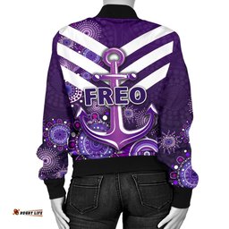Fremantle Bomber Jacket For Women Dockers Indigenous Freo