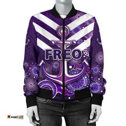 Fremantle Bomber Jacket For Women Dockers Indigenous Freo