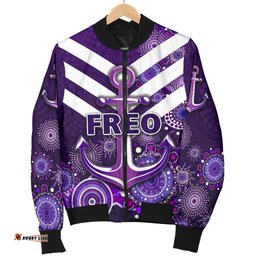 Fremantle Bomber Jacket For Women Dockers Indigenous Freo
