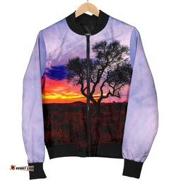 Bomber Jacket - Australia Sky View, The Forest is Growing