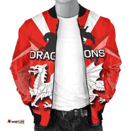 St. George Illawarra Dragons Men Bomber Jacket