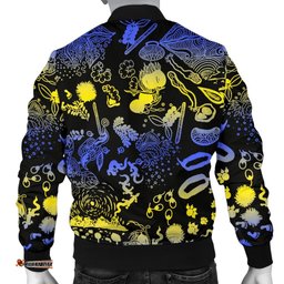 Australia Bomber Jacket - Australian Aboriginal Golden Wattle - Men