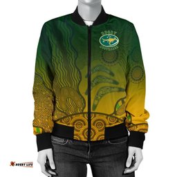 Australia Women's Bomber Jacket, Aboriginal Australian Rugby Jacket
