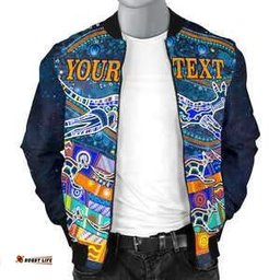 Custom Men's Bomber Jackets - Kangaroo Dreaming