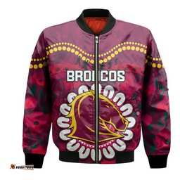 Broncos Rugby ANZAC Bomber Jacket Camouflage Poppy