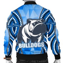 Bulldogs Men's Bomber Jacket Indigenous Snappy