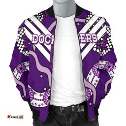 Dockers Men Bomber Jacket Indigenous Fremantle - Freo