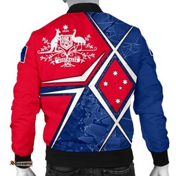 Men's Bomber Jacket - Aussie Flag