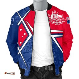 Men's Bomber Jacket - Aussie Flag