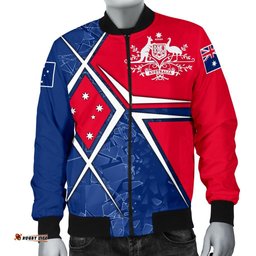 Men's Bomber Jacket - Aussie Flag