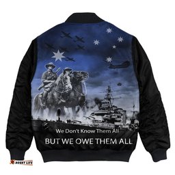 Anzac Day Australia Light Horse Bomber Jacket