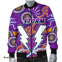 Storm Men Bomber Jacket Melbourne Indigenous Thunder