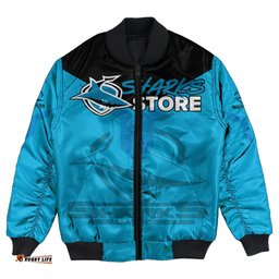 Cronulla-Sutherland Sharks Bomber Jacket Drinking style - NRL