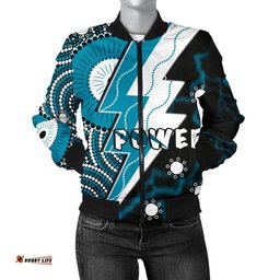Power Women Bomber Jacket Thunda Port Adelaide