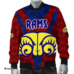 Adelaide Men's Bomber Jacket Rams Merino Original - Red