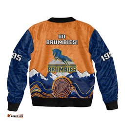Brumbies Rugby 1995 Super Indigenous Version Bomber Jacket