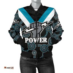 Port Adelaide Bomber Jacket For Women Power