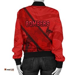 Essendon Bomber Jacket For Women Indigenous Bombers - Red